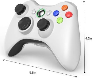 VOYEE Wireless Controllers with Receiver. White