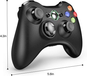 VOYEE Wireless Controllers with Receiver.Black