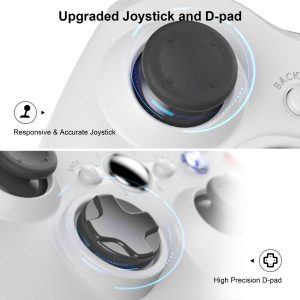 VOYEE Wireless Controllers with Receiver. White