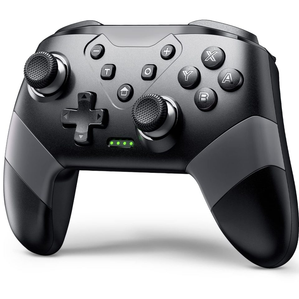VOYEE Switch Controllers Compatible with Switch/Lite/OLED. Programming Wireless Pro Controller with Motion Control. Vibration. Wake-up. Turbo. Screenshot : Video Games