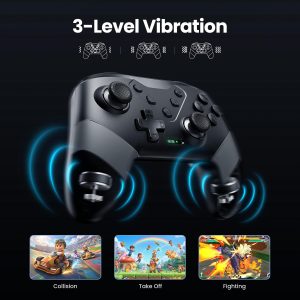 VOYEE Switch Controllers Compatible with Switch/Lite/OLED. Programming Wireless Pro Controller with Motion Control. Vibration. Wake-up. Turbo. Screenshot : Video Games