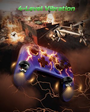 VOYEE Switch Controllers Compatible with Switch/Lite/OLED/PC Windows. 1000mAh Programmable RGB Lightning LED. Wireless Pro Controller with One Key Pairing/Wake Up/Turbo/Vibration : Video Games