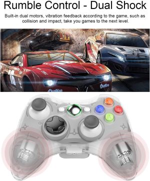 VOYEE Wireless Controllers with Receiver. White